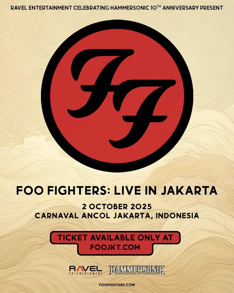 konser Foo Fighters: Live In Jakarta (instagram.com/ravelentertainment)