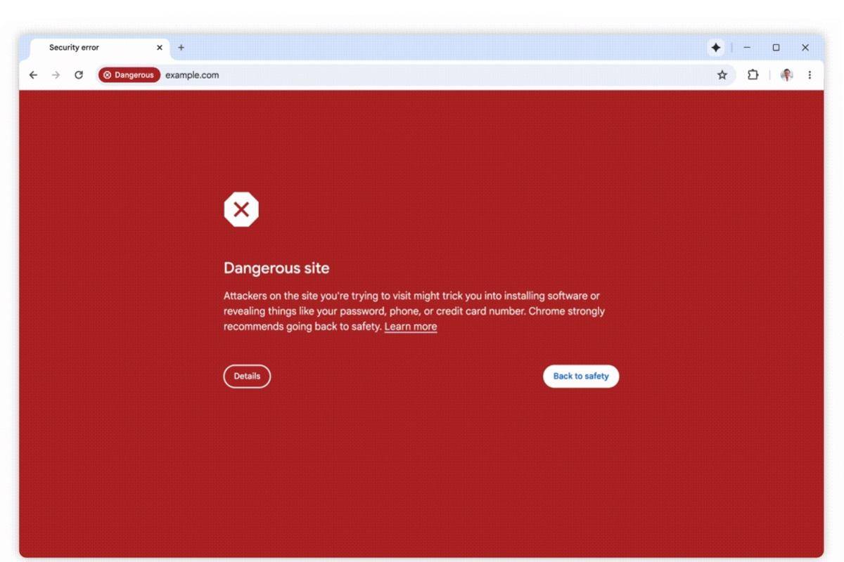 fitur pendeteksi scam di Chrome. (blog.google)