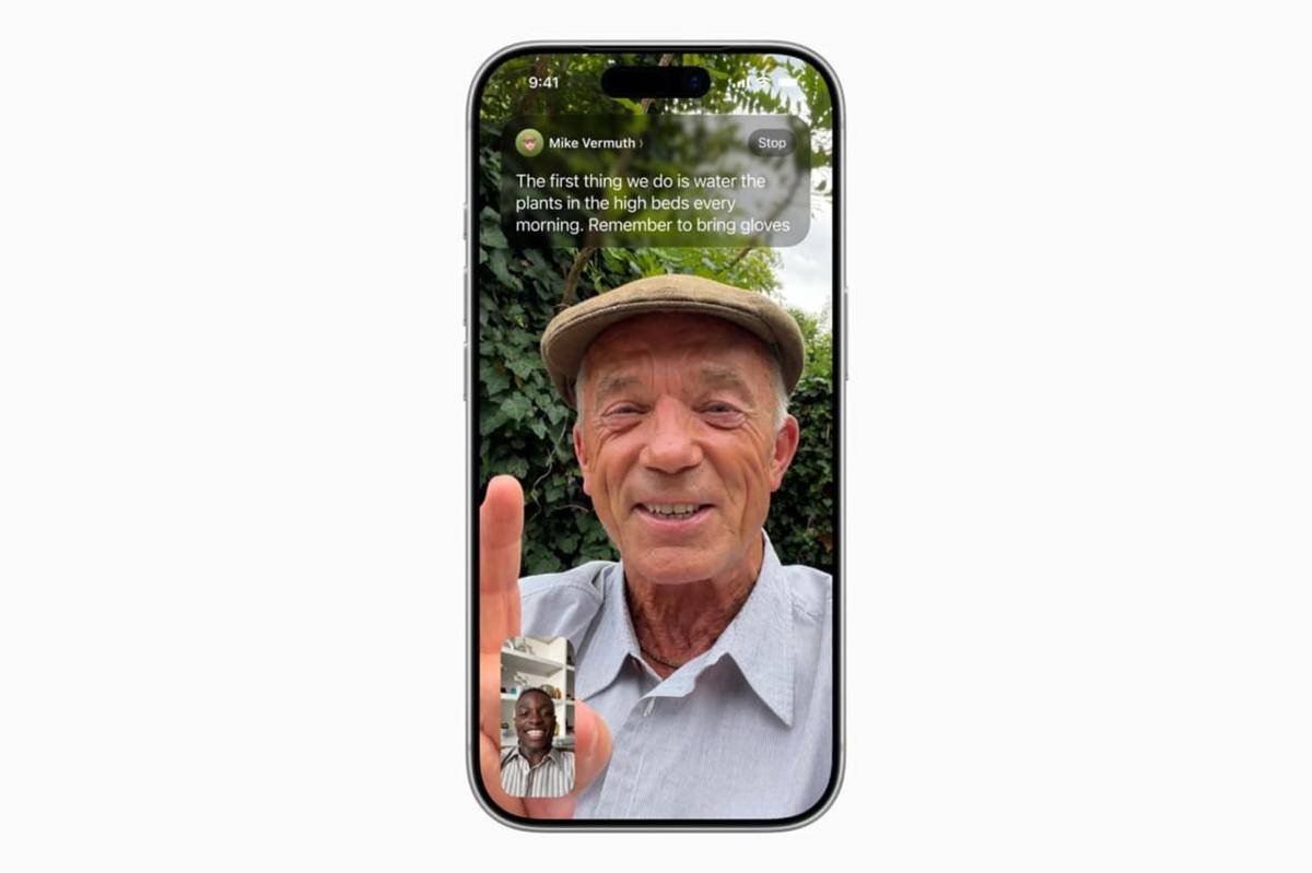 Terjemah langsung di iPhone 17