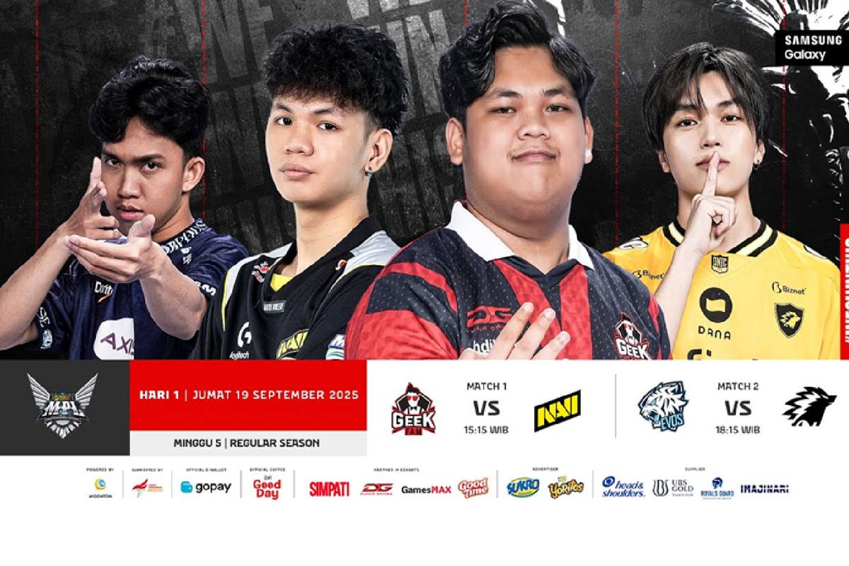 pertandingan hari ke-1 Minggu ke-5 MPL ID S16 