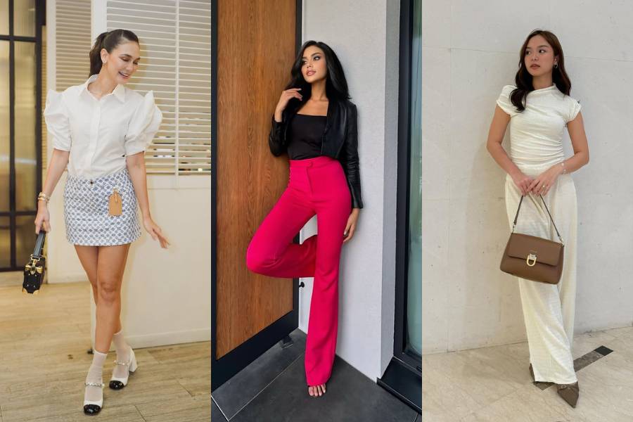 padu padan outfit smart casual yang elegan (instagram.com/lunamaya | harashta | nabilahrdz)