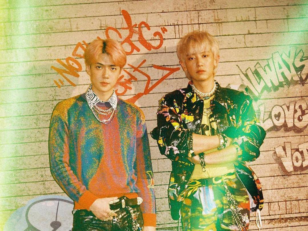 Potret Sehun dan Chanyeol di album studio 1 Billion Views (instagram.com/@oohsehun)