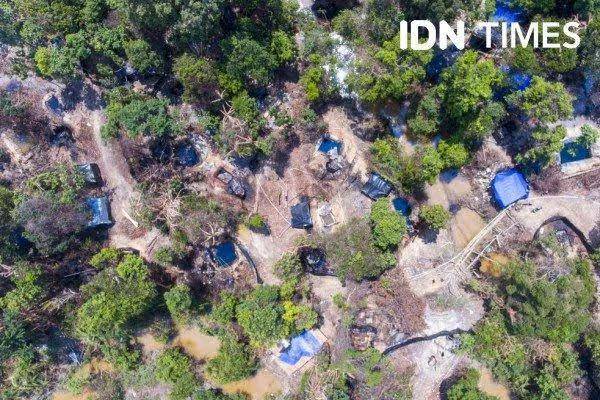 Ilustrasi tambang emas ilegal (Foto: IDN Times)