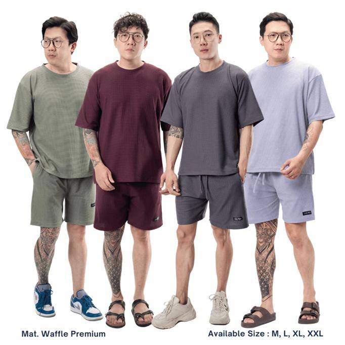 Jane Frey Clothing Oversized Set Waffle | 8174 (shopee.co.id/JaneFrey Official Shop)
