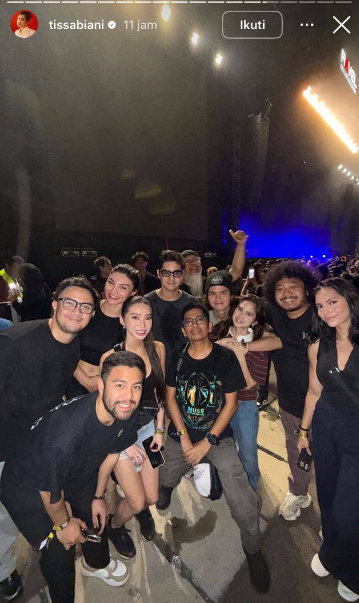 sederet artis nonton konser Muse di Jakarta 2025