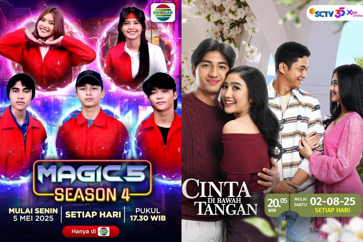Poster sinetron Magic 5 dan Cinta di Bawah Tangan