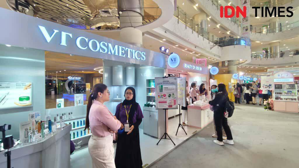 K-Beauty Fest 2025, Jumat (19/9/2025) di Laguna Atrium, Central Park Ground Floor. (IDN Times/Febriyanti Revitasari)