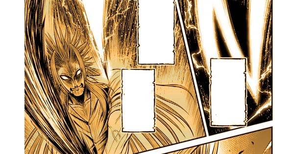 Indra mengubah arah tendangannya sehingga mengenai Zhuque - Record of Ragnarok: God's Apocalypse