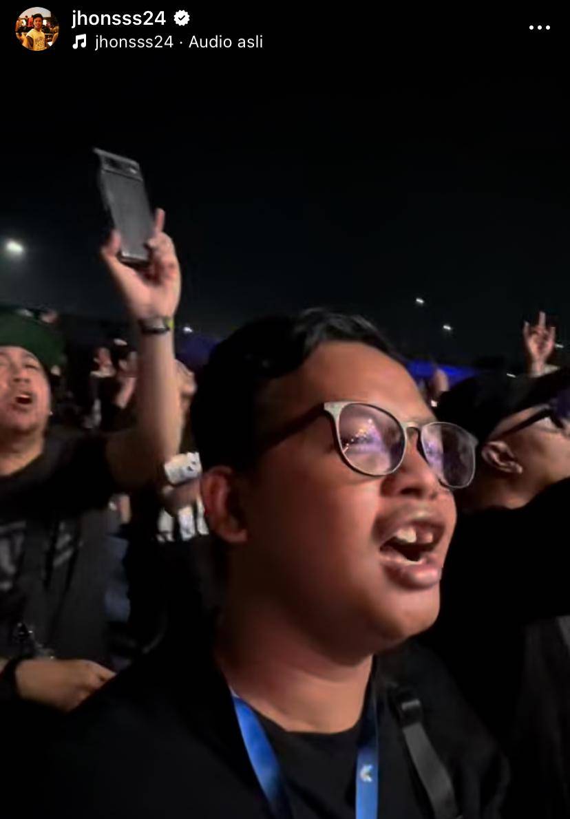 sederet artis nonton konser Muse di Jakarta 2025