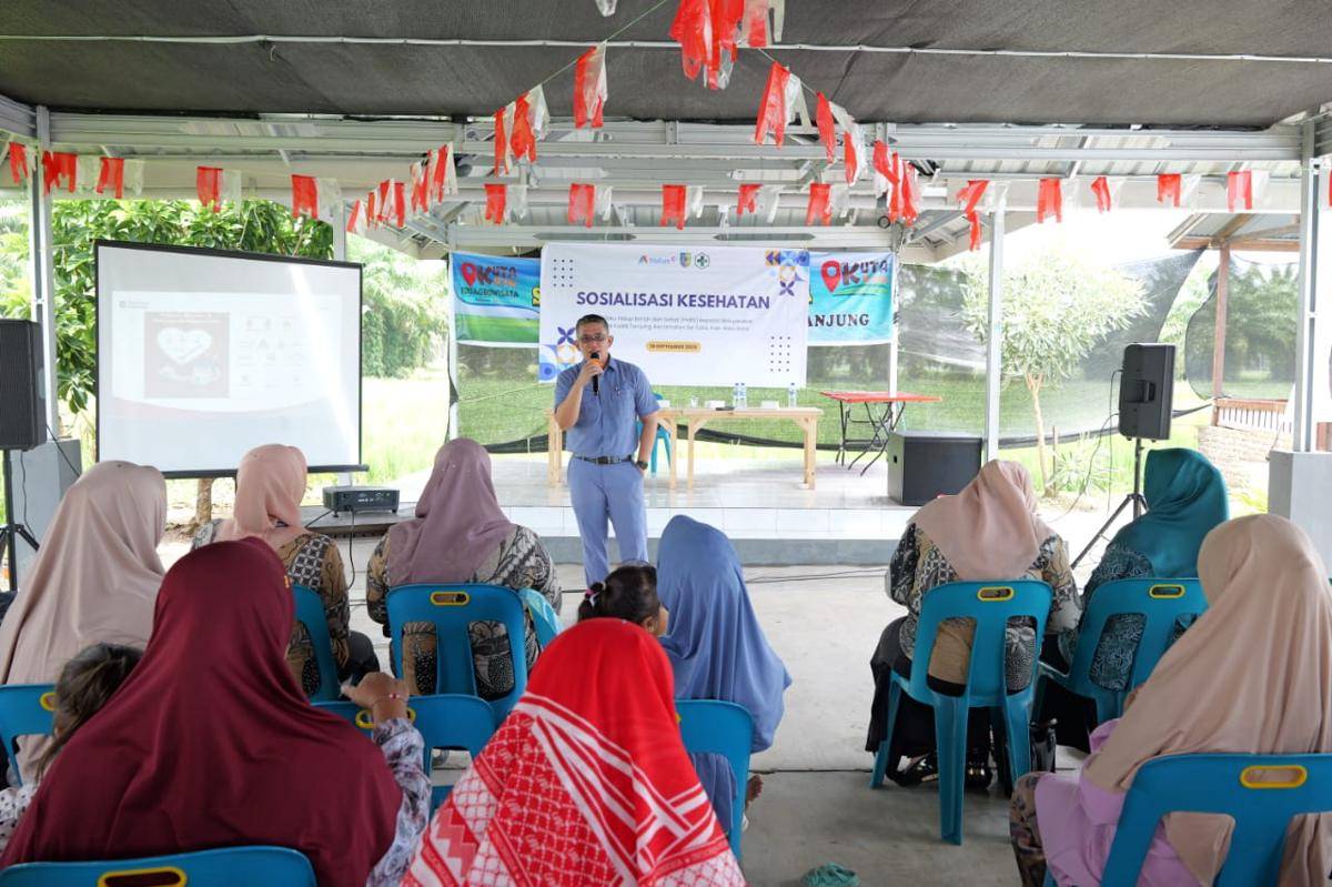 Bareng Puskesmas, Inalum Sosialisasi PHBS untuk Warga Kuala Tanjung (dok.Inalum)