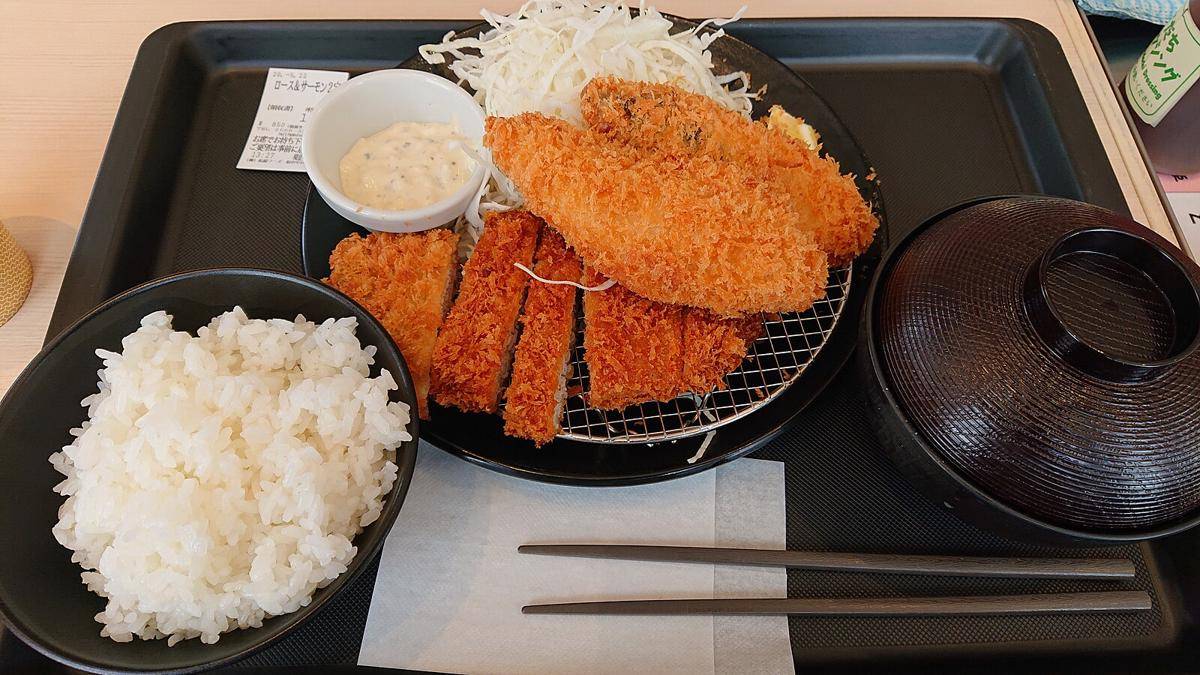 ilustrasi salmon katsu