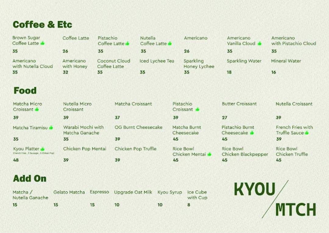 Harga Menu Kyou Matcha Bar, Kafe Baru dekat UGM yang Estetik