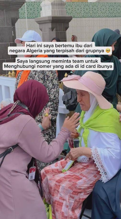 Celine Evangelista Bantu Jamaah Algeria Terpisah saat Umrah