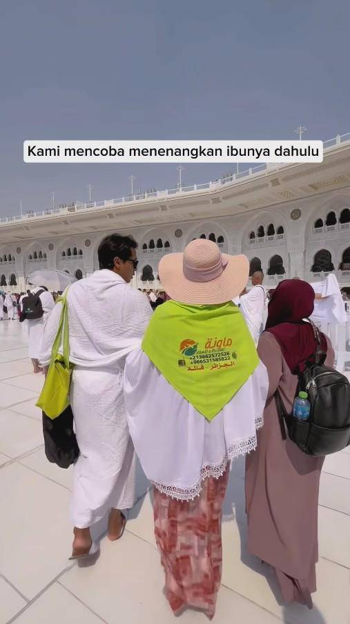 Celine Evangelista Bantu Jamaah Algeria Terpisah saat Umrah