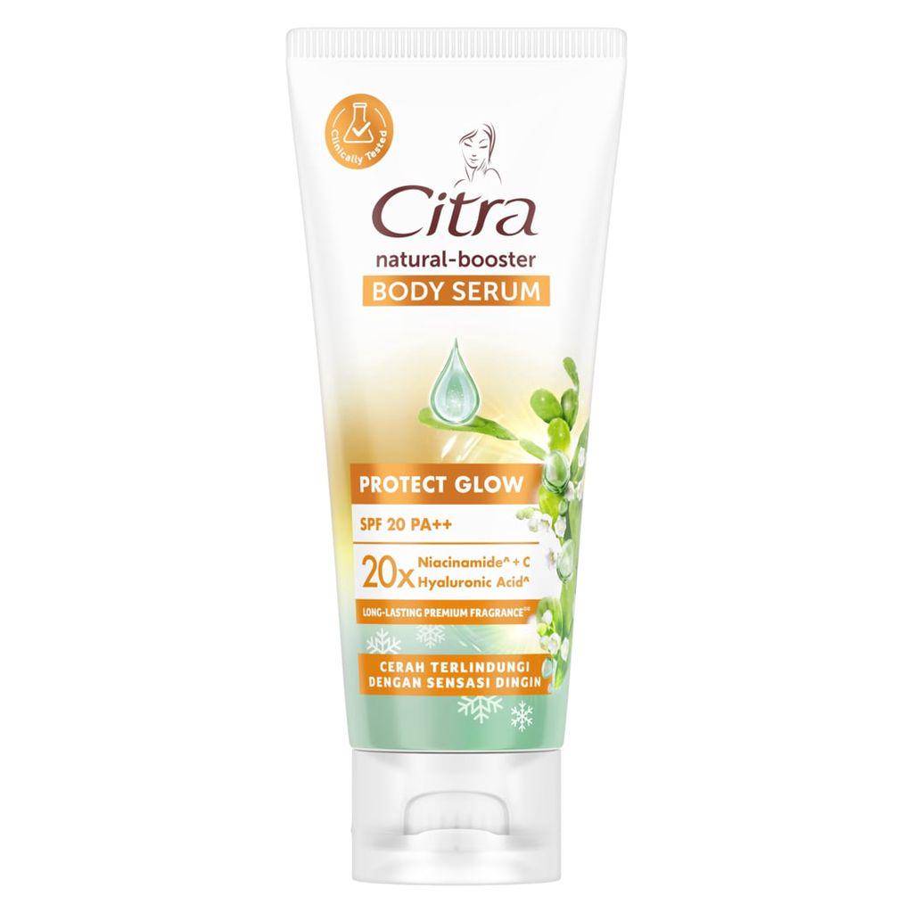 Citra Natural Booster Body Serum Protect Glow SPF 20 PA++ (shopee.co.id/Unilever Beauty Shop)