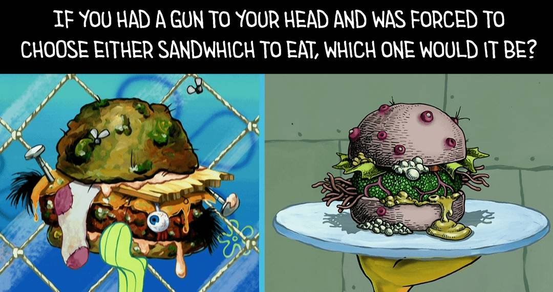 meme inspektur kesehatan dalam kartun SpongeBob