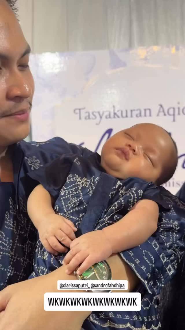 akikah Malino anak Clarissa Putri