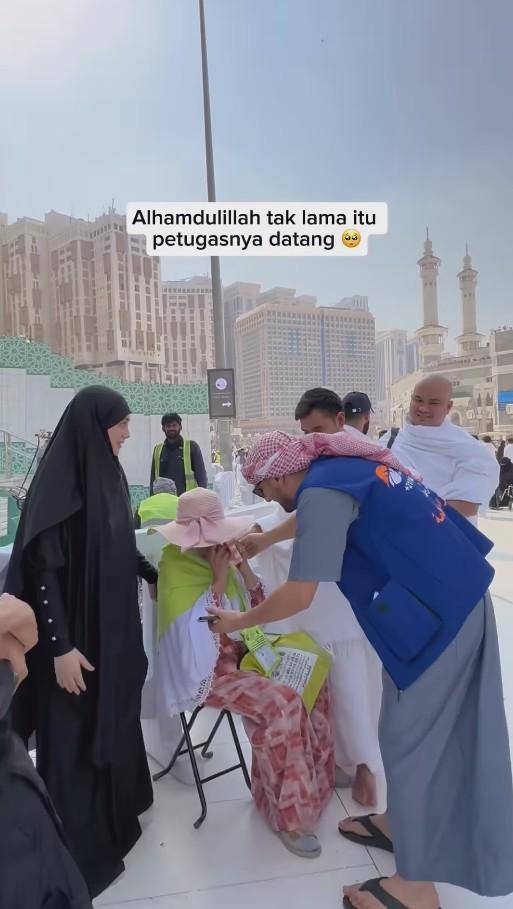 Celine Evangelista Bantu Jamaah Algeria Terpisah saat Umrah