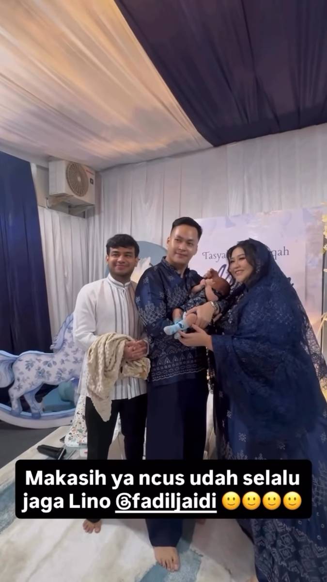 akikah Malino anak Clarissa Putri