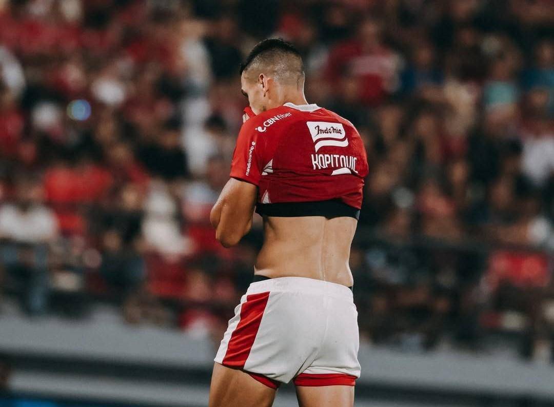Boris Kopitovic usai pertandingan menghadapi PSIM Yogyakarta. (Instagram.com/baliunitedfc)