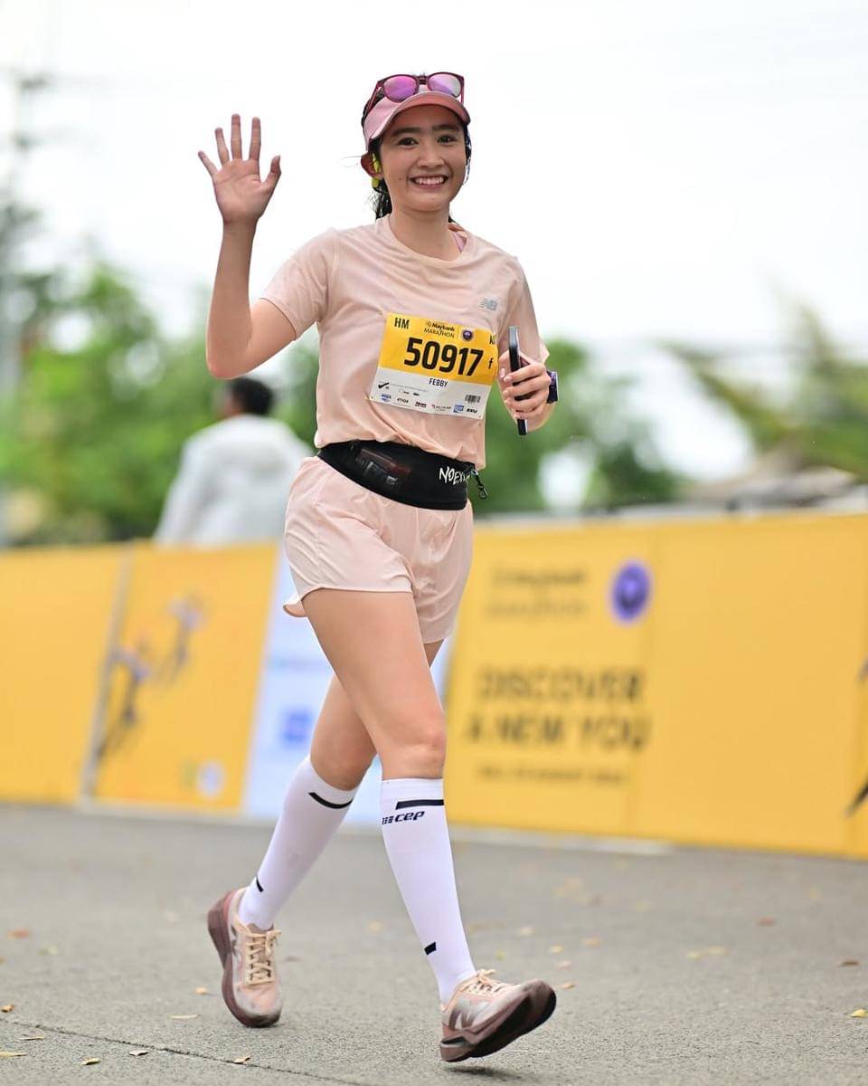 outfit lari yang nyaman dan modis (instagram.com/febbyrastanty)