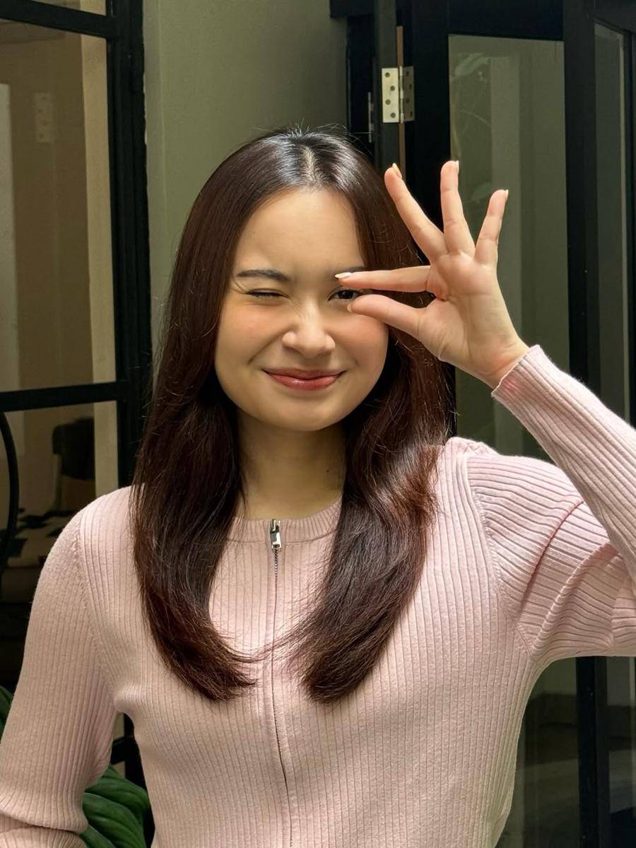 referensi hair style buat daily look ala Satine Zaneta (instagram.com/satinezaneta)