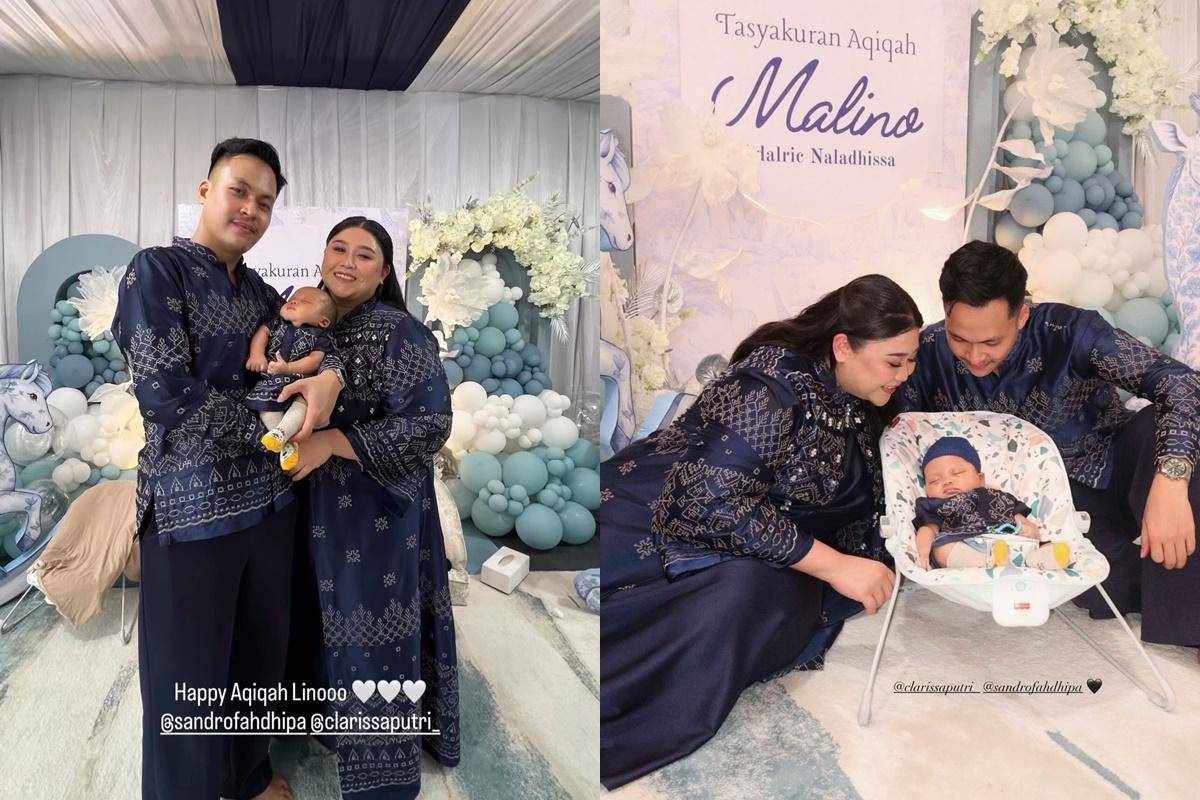 akikah Malino anak Clarissa Putri