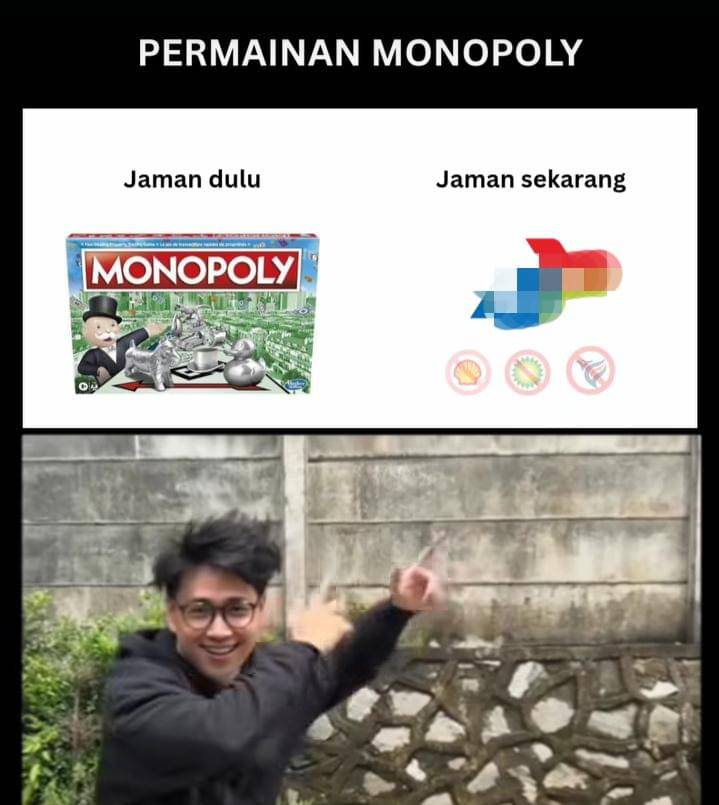 meme SPBU swasta
