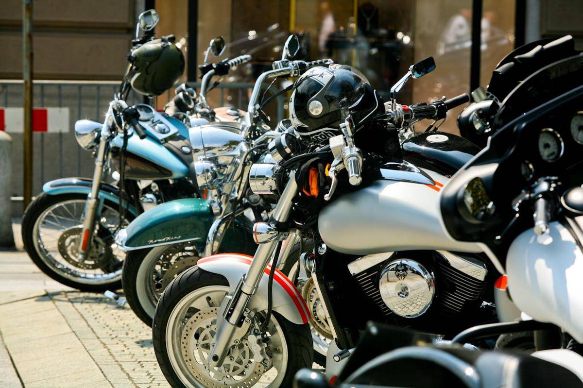 ilustrasi motor parkir (pexels.com/Image Hunter)