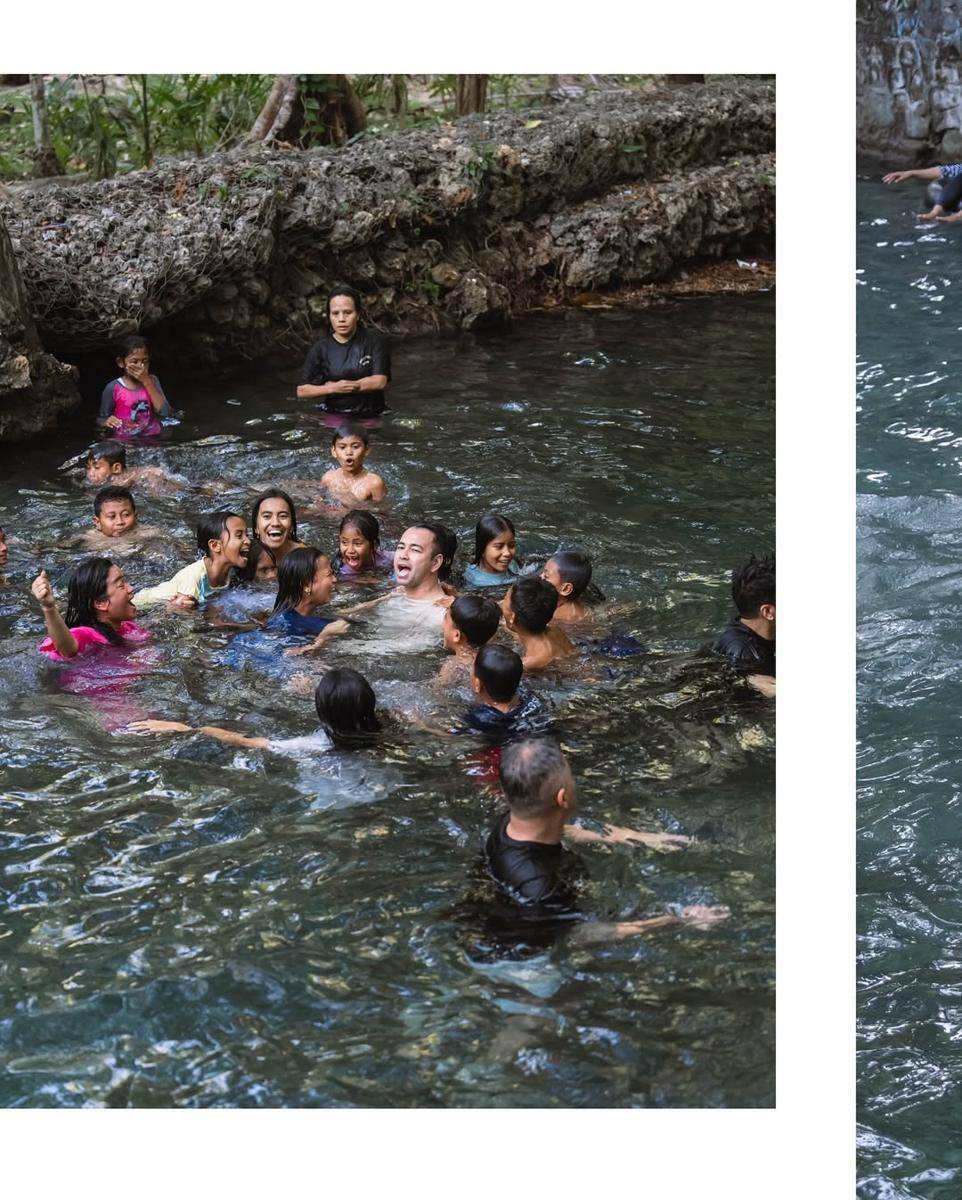 potret The Duda's-1 berenang di mata air Oemau