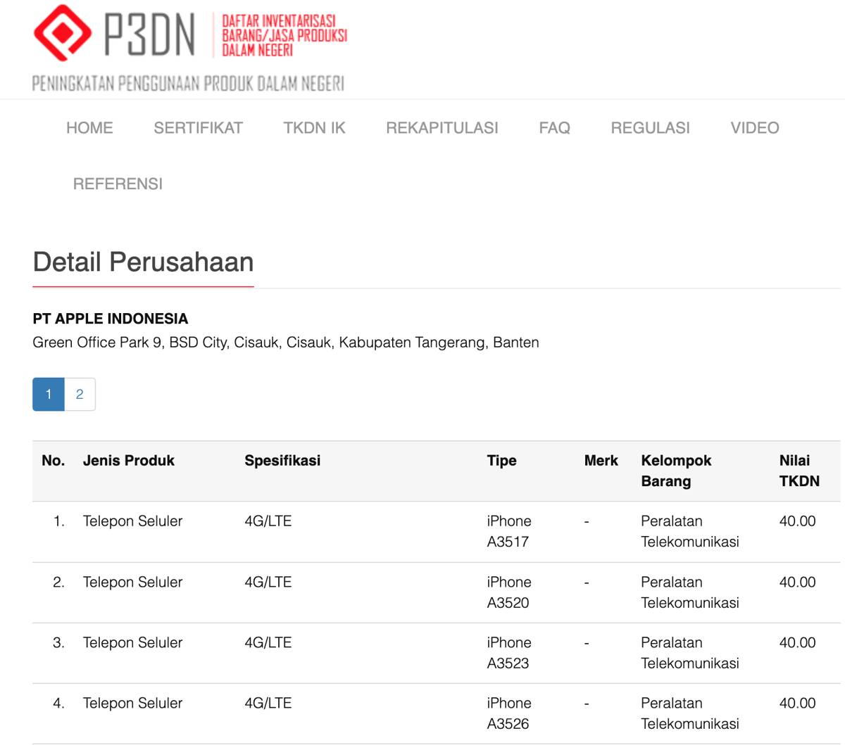 iPhone Air, iPhone 17, iPhone 17 Pro, hingga iPhone 17 Pro Max telah memperoleh nilai TKDN sebesar 40 persen
