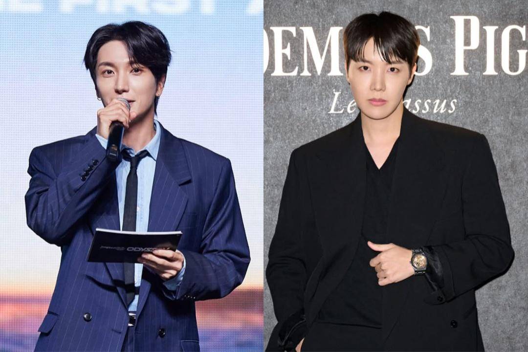 Leeteuk Super Junior dan J-Hope BTS (instagram.com/xxteukxx | instagram.com/uarmyhope)