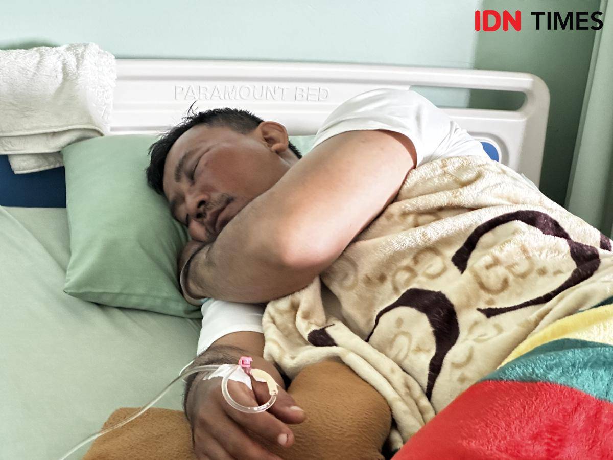 Driver ojol yang dipukul oknum TNI.