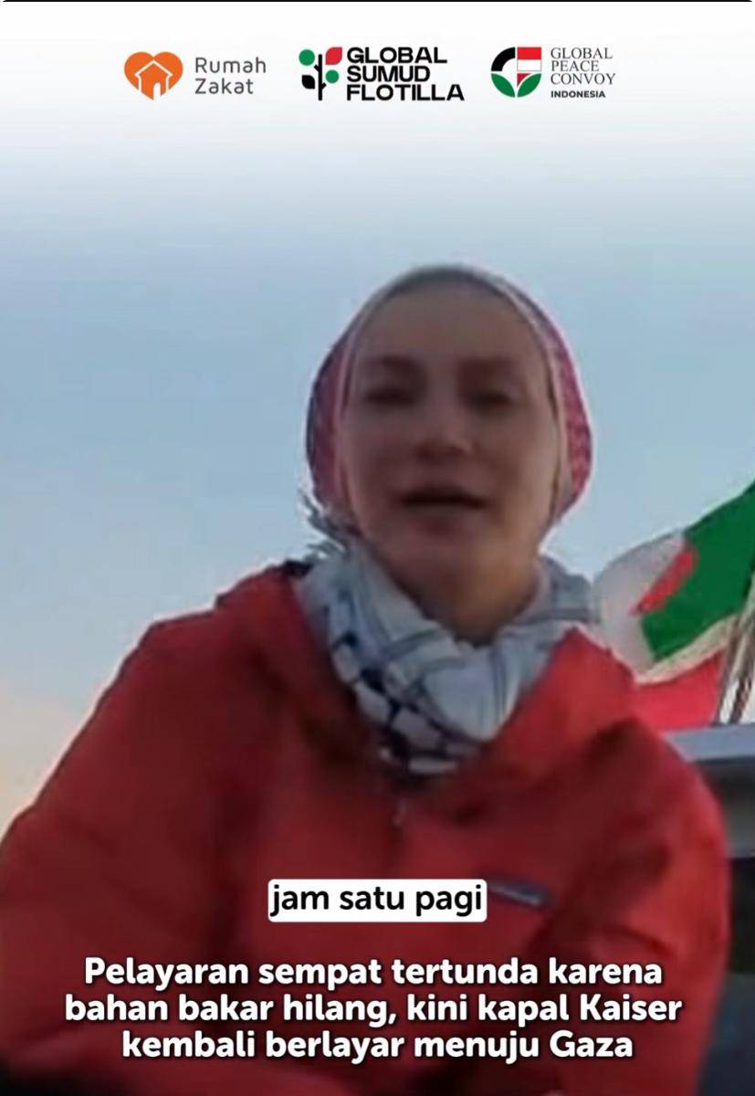 potret lika-liku Wanda Hamidah berlayar ke Gaza
