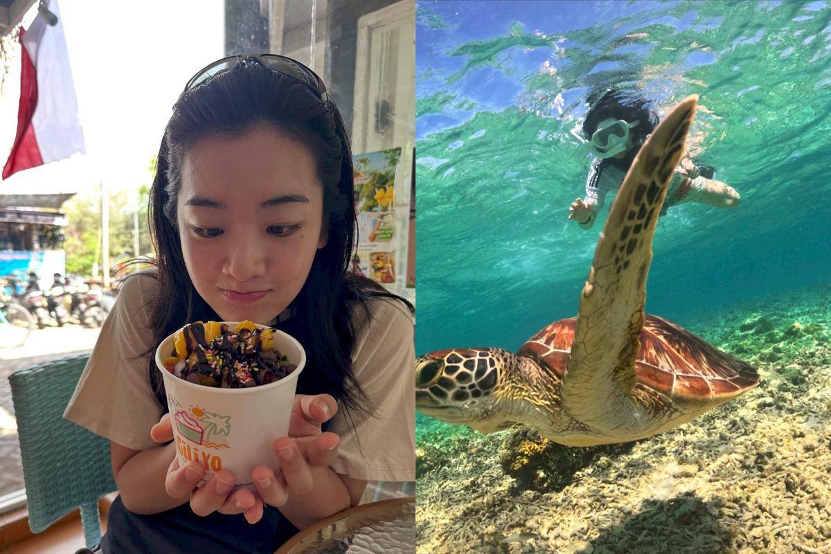 Potret Lee Joo Young, Aktris Itaewon Class Liburan di Gili Trawangan
