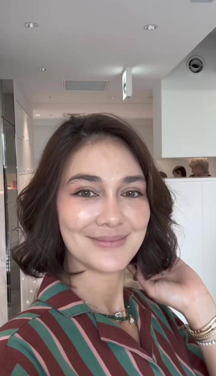 Luna Maya rambut pendek