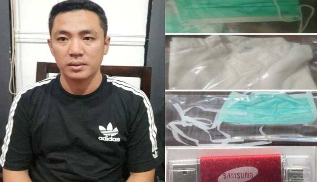 Tersangka Ismet Saputra Wijaya saat ditahan Polres Muba. (Dok. Polres Muba)