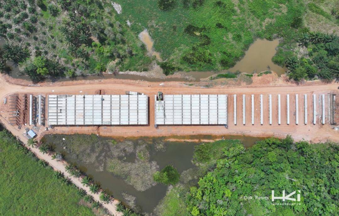 Salah satu ruas Tol Palembang-Betung. (Dok. Hutama Karya Infrastruktur)