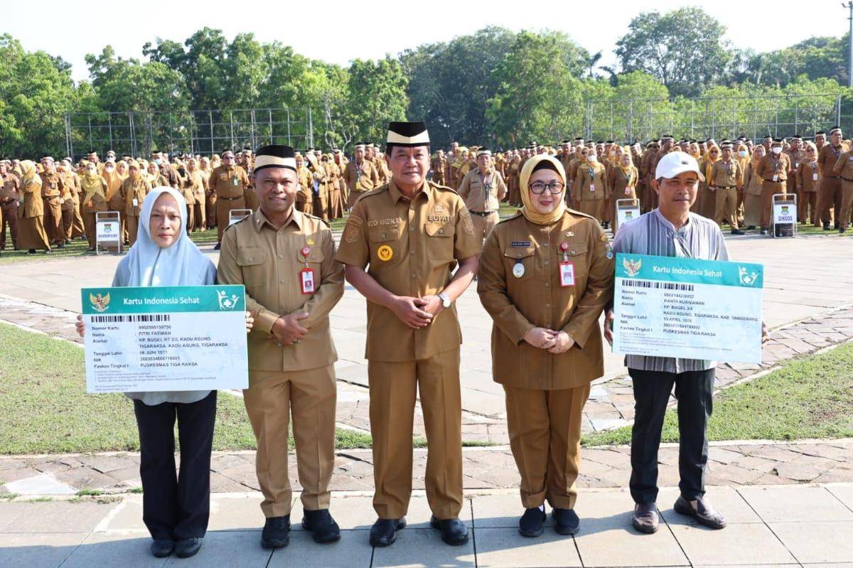 Masyarakat Kabupaten Tangerang bisa urus BPJS PBI di Puskesmas (dok. Pemkab Tangerang)