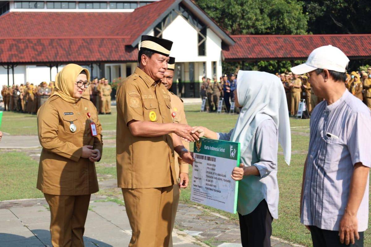 Masyarakat Kabupaten Tangerang bisa urus BPJS PBI di Puskesmas (dok. Pemkab Tangerang)