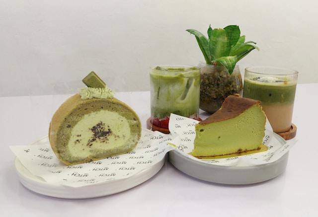 ilustrasi menu matcha 