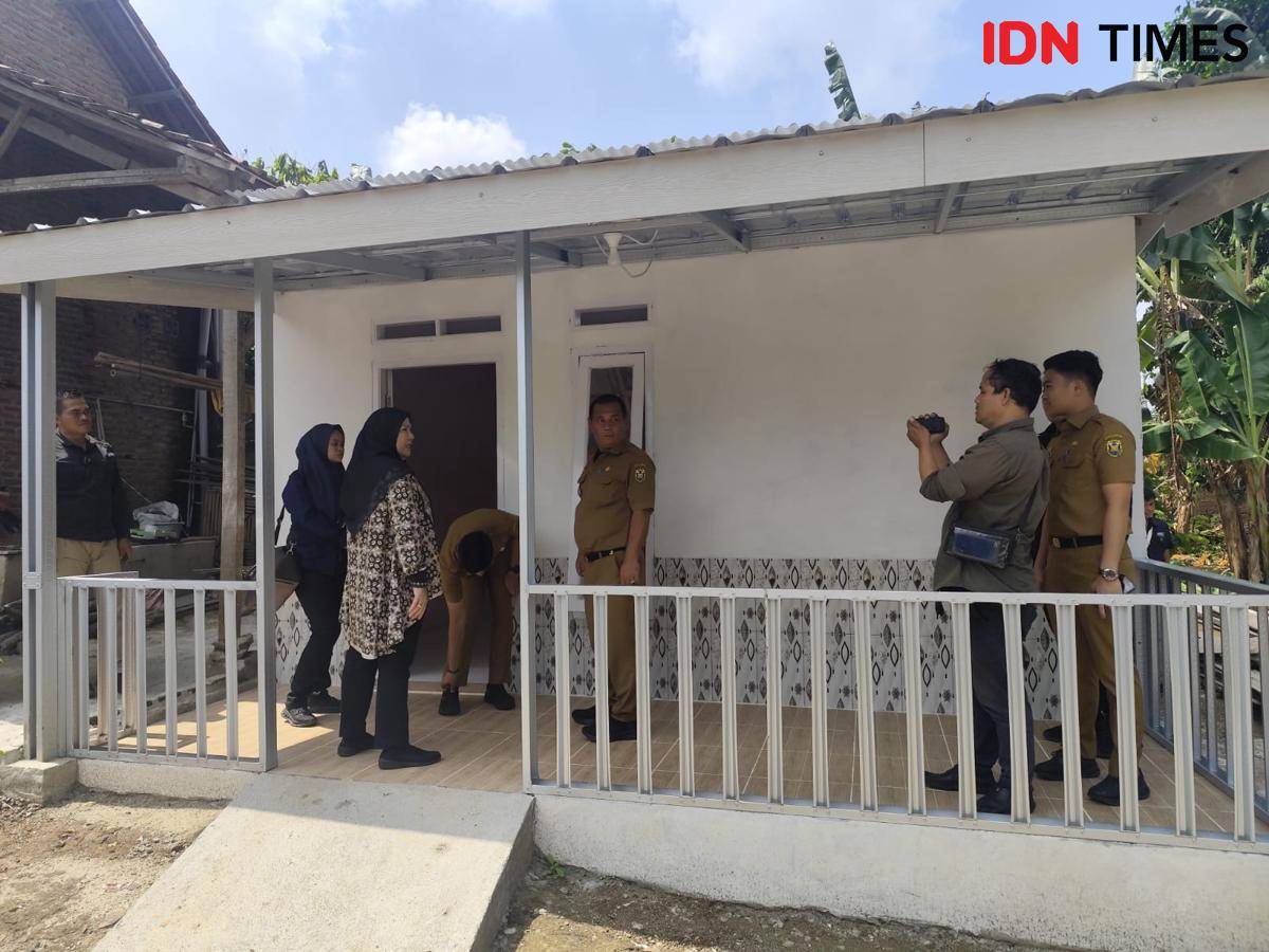 Rumah nenek Astira yang di renovasi Walikota Bandar Lampung. (IDN Times/Muhaimin)