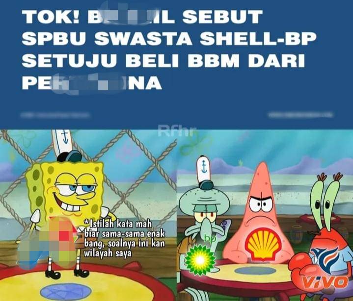 meme SPBU swasta