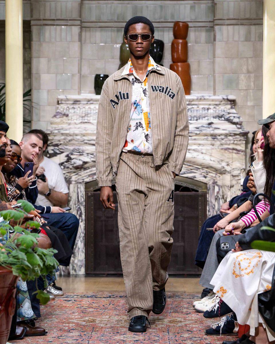 Koleksi Ahluwalia S/S '26 di London Fashion Week (dok. Ahluwalia)