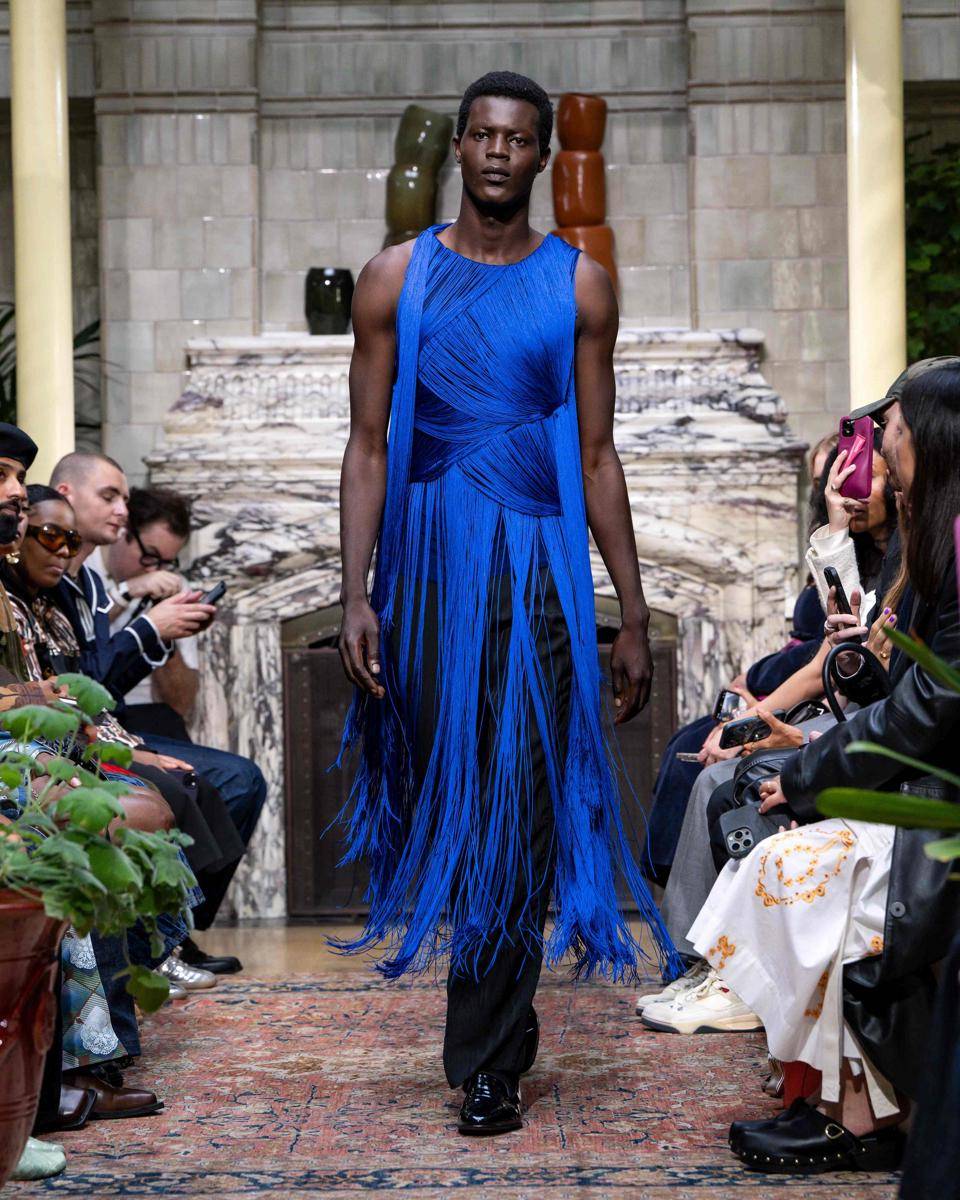 Koleksi Ahluwalia S/S '26 di London Fashion Week (dok. Ahluwalia)