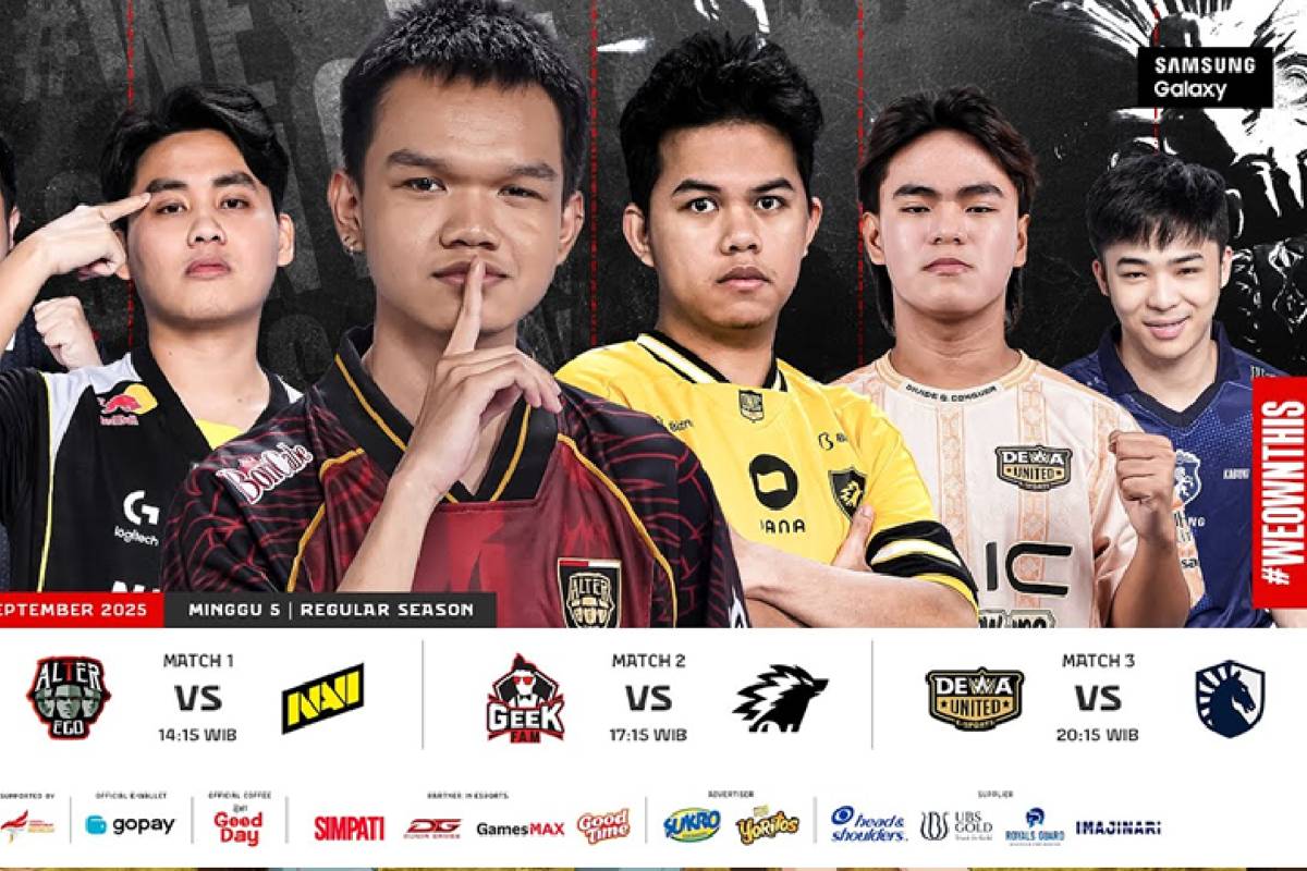 pertandingan hari ke-3 Minggu ke-5 MPL ID S16 