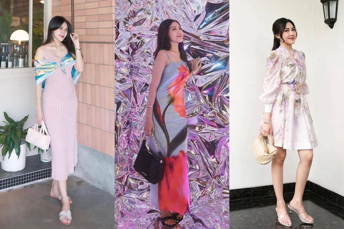 ide outfit pakai dress ala Shasa Zhania (instagram.com/shazhaniaa)