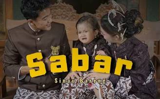 thumbnail video klip Sabar 