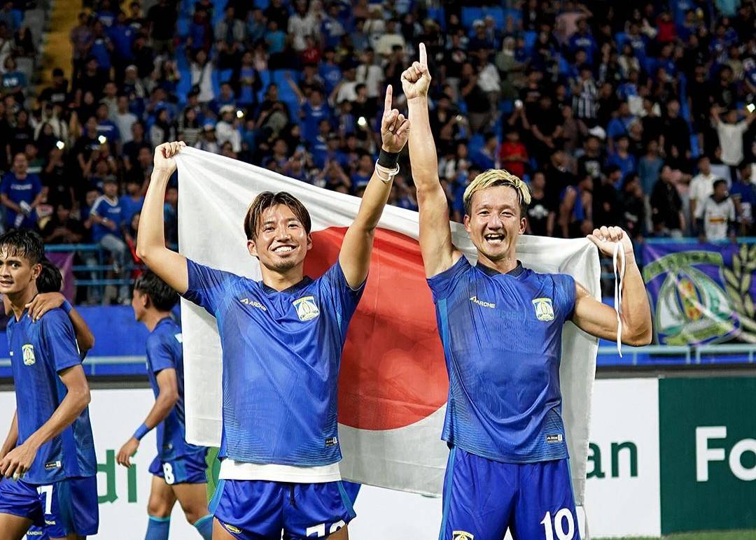Kodai Nagashima (kiri) dan Takumu Nishihara (kanan).