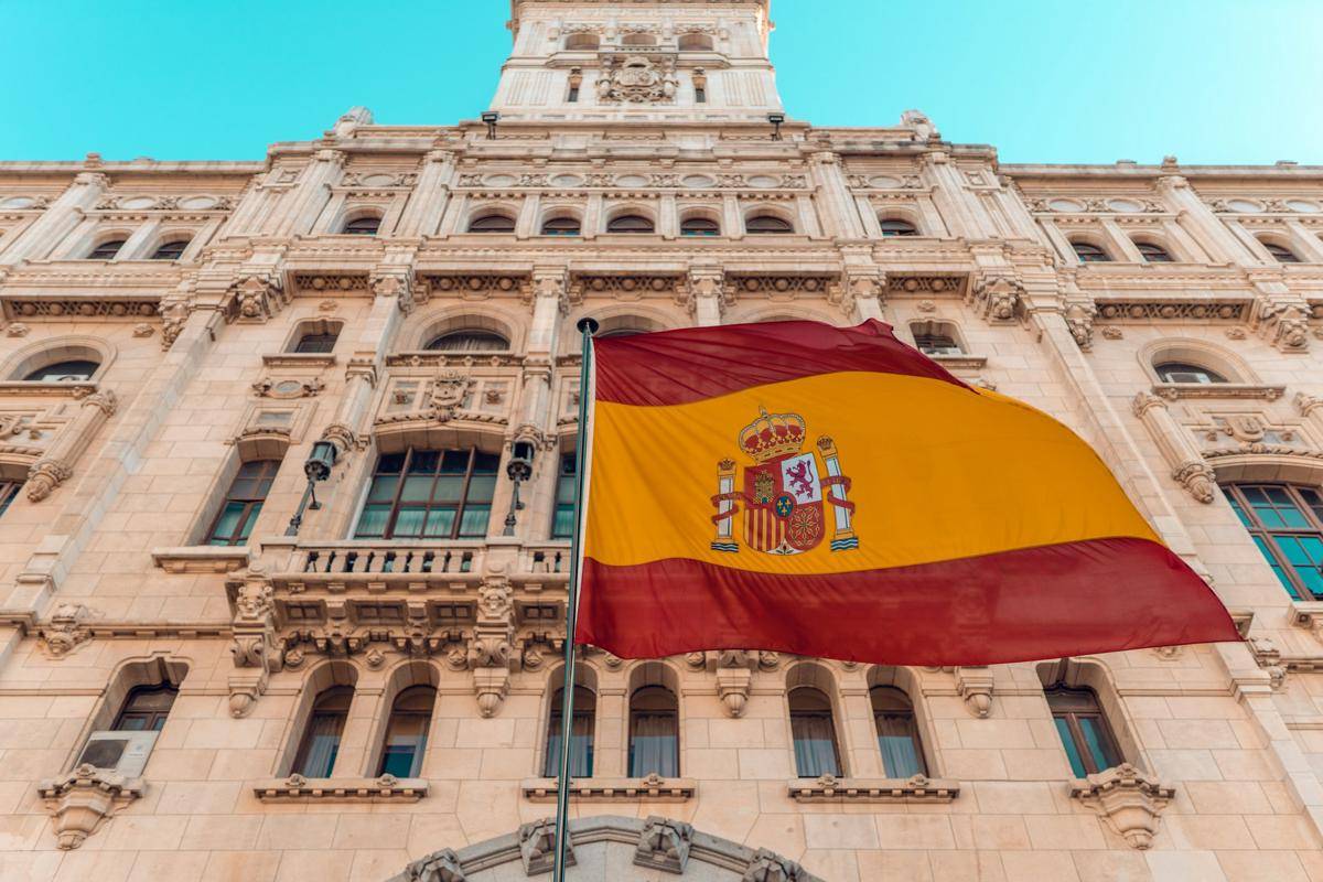 Potret bendera Spanyol